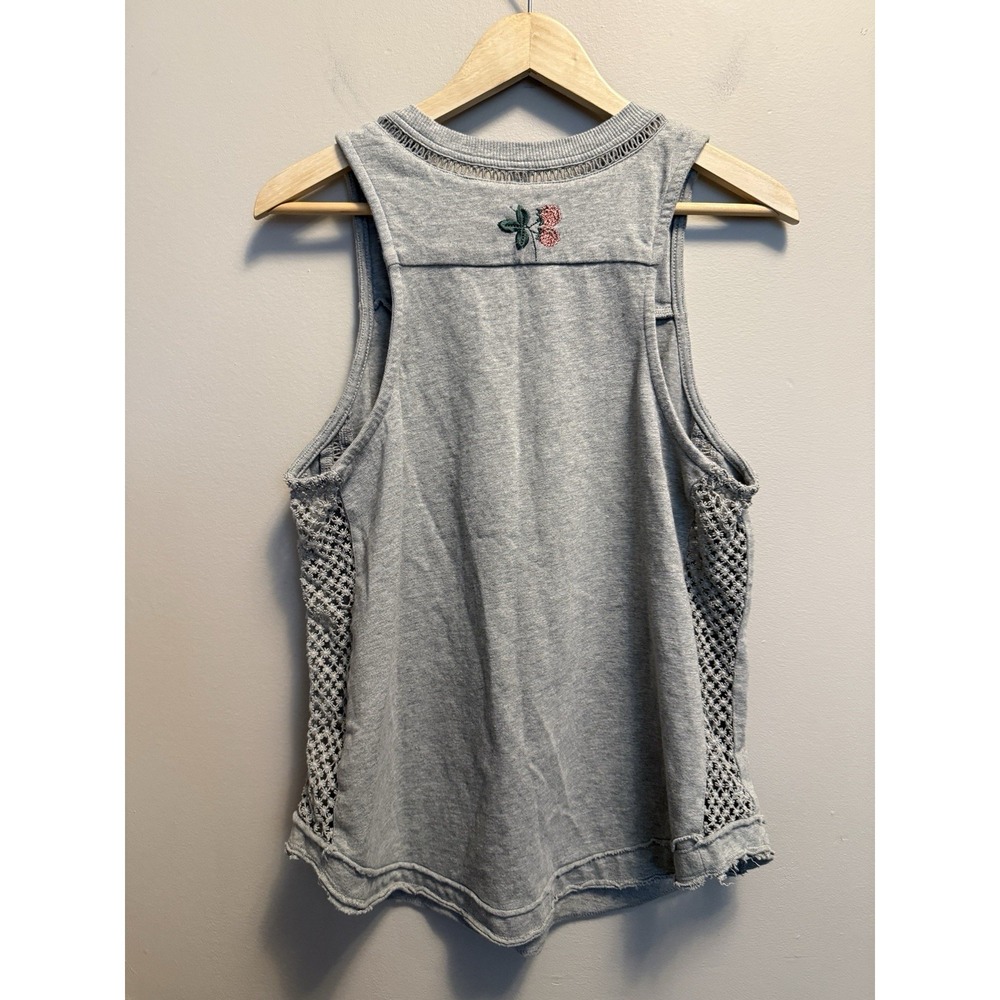 Daily Practice Anthropologie Tumble Turn New York floral embroidery tank Large - Picture 2 of 10